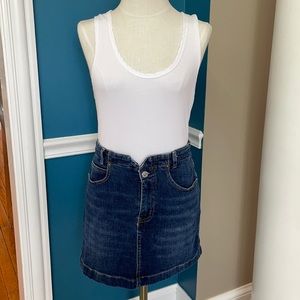 - We the Free denim mini skirt size 29